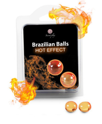 Boules de massage Brésiliennes effet chaleur 